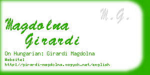 magdolna girardi business card